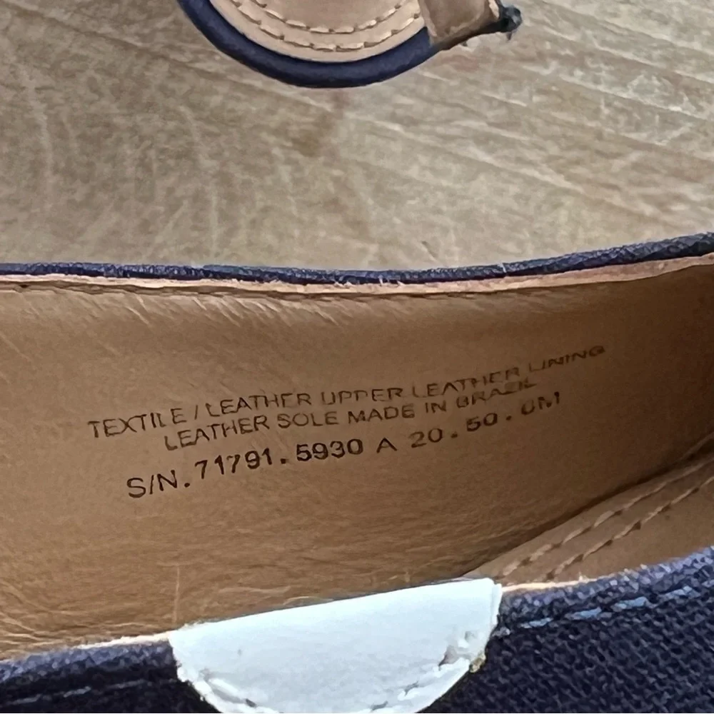 Tory Burch Spencer Slingback Pump in Navy Dot Size 6 - Picture 10 of 13